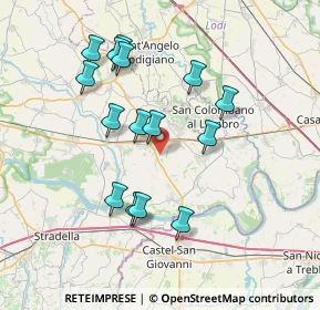 Mappa Santa Cristina E Bissone, 27010 Santa Cristina e Bissone PV, Italia (7.07933)