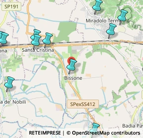 Mappa Santa Cristina E Bissone, 27010 Santa Cristina e Bissone PV, Italia (2.92818)