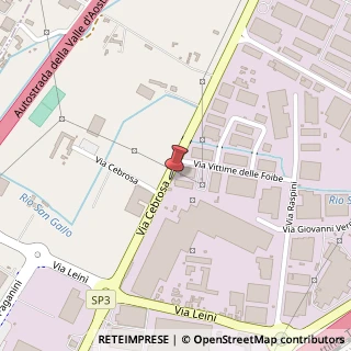 Mappa Strada della Cebrosa, 96, 10036 Settimo Torinese, Torino (Piemonte)