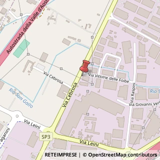 Mappa Strada della Cebrosa, 100, 10036 Settimo Torinese, Torino (Piemonte)