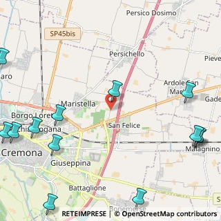 Mappa Via Santa Cristina, 26100 Cremona CR, Italia (3.41462)
