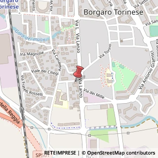 Mappa Via Lanzo, 105, 10071 Borgaro Torinese, Torino (Piemonte)