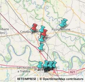 Mappa Via Enrico Mattei, 26861 Fombio LO, Italia (8.463)
