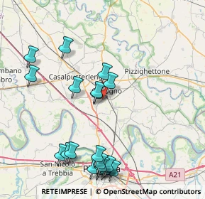 Mappa Via Enrico Mattei, 26861 Fombio LO, Italia (9.2835)