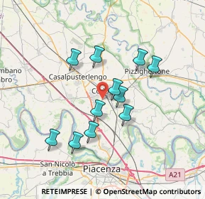 Mappa Via Enrico Mattei, 26861 Fombio LO, Italia (6.08727)