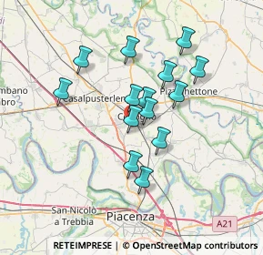 Mappa Via Enrico Mattei, 26861 Fombio LO, Italia (5.75214)