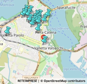 Mappa Viale Allende Salvador, 46100 Mantova MN, Italia (1.045)