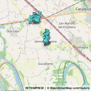 Mappa Via IV Novembre, 26856 Senna Lodigiana LO, Italia (1.3815)