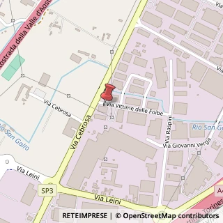 Mappa Via Vittime delle Foibe, 21/b, 10036 Settimo Torinese, Torino (Piemonte)