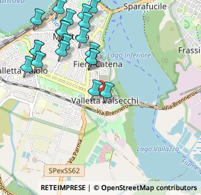 Mappa Via Pietro Torelli, 46100 Mantova MN, Italia (1.1535)