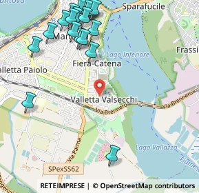 Mappa Via Pietro Torelli, 46100 Mantova MN, Italia (1.353)