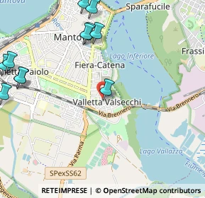 Mappa Via Pietro Torelli, 46100 Mantova MN, Italia (1.41182)