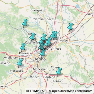 Mappa Via Luigi Raspini, 10036 Settimo Torinese TO, Italia (11.12)