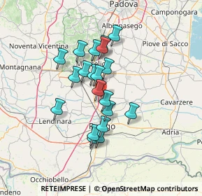 Mappa Via Gorzon Sinistro Inferiore, 35048 Stanghella PD, Italia (10.689)