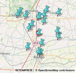 Mappa Via Gorzon Sinistro Inferiore, 35048 Stanghella PD, Italia (7.37889)