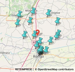 Mappa Via Gorzon Sinistro Inferiore, 35048 Stanghella PD, Italia (7.4245)