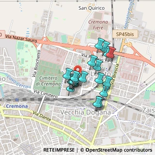 Mappa Via Gregorio Oldoini, 26100 Cremona CR, Italia (0.3105)