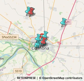Mappa Via Gregorio Oldoini, 26100 Cremona CR, Italia (2.4925)