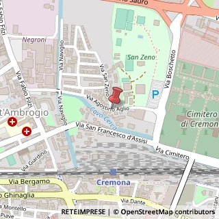Mappa Via Agostino Aglio, 19, 26100 Sospiro, Cremona (Lombardia)