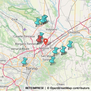 Mappa Via Luigi Raspini, 10036 Settimo Torinese TO, Italia (6.79462)