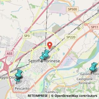Mappa Via Monginevro, 10036 Settimo Torinese TO, Italia (3.25)