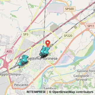 Mappa Via Monginevro, 10036 Settimo Torinese TO, Italia (1.74385)