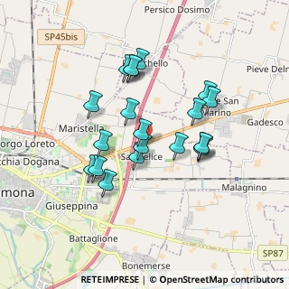 Mappa Via Gazzoletto, 26100 Cremona CR, Italia (1.5555)