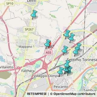 Mappa Via Mappano, 10036 Settimo Torinese TO, Italia (2.22167)