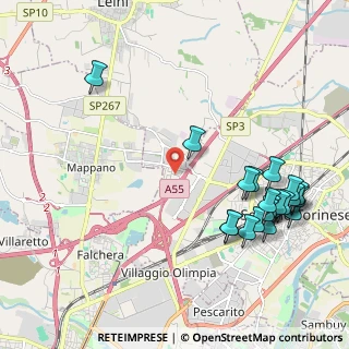 Mappa Via Mappano, 10036 Settimo Torinese TO, Italia (2.4815)