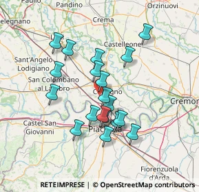 Mappa Strada Statale 9 Via Emilia, 26861 Codogno LO, Italia (12.09632)