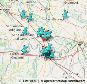 Mappa Strada Statale 9 Via Emilia, 26861 Codogno LO, Italia (11.086)