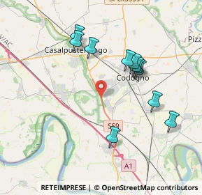 Mappa Strada Statale 9 Via Emilia, 26861 Codogno LO, Italia (3.62182)