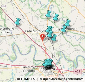 Mappa Strada Statale 9 Via Emilia, 26861 Codogno LO, Italia (8.576)