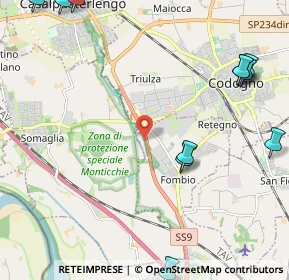 Mappa Strada Statale 9 Via Emilia, 26861 Codogno LO, Italia (3.12273)