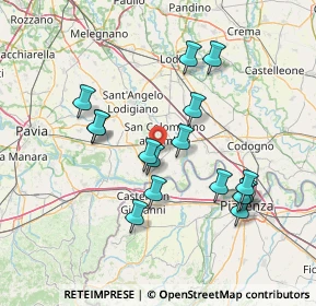 Mappa Via S. Mauro, 27013 Chignolo Po PV, Italia (13.94375)