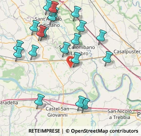 Mappa Via S. Mauro, 27013 Chignolo Po PV, Italia (9.1045)