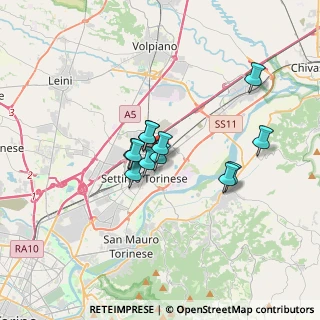 Mappa Via Varese, 10036 Settimo Torinese TO, Italia (2.44167)