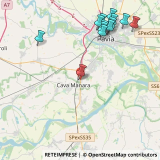Mappa Via della Stazione, 27028 San Martino Siccomario PV, Italia (5.54385)