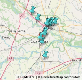 Mappa Via della Stazione, 27028 San Martino Siccomario PV, Italia (4.95846)