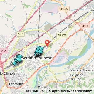 Mappa Via Milano, 10036 Settimo Torinese TO, Italia (2.07154)