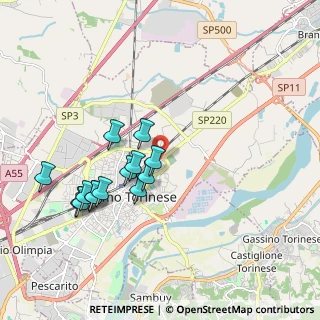 Mappa Via Milano, 10036 Settimo Torinese TO, Italia (1.82214)