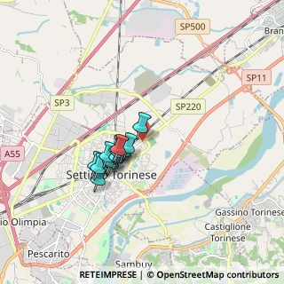 Mappa Via Milano, 10036 Settimo Torinese TO, Italia (1.28077)