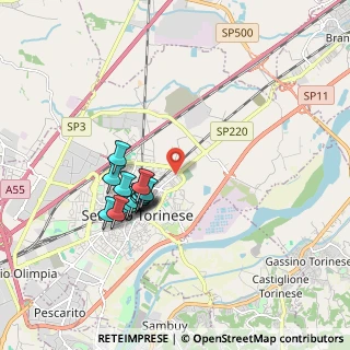 Mappa Via Lodi, 10036 Settimo Torinese TO, Italia (1.55286)