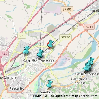 Mappa Via Lodi, 10036 Settimo Torinese TO, Italia (2.86077)