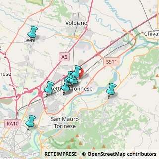 Mappa Via Milano, 10036 Settimo Torinese TO, Italia (3.08455)