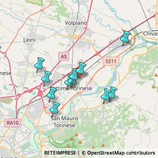 Mappa Via Milano, 10036 Settimo Torinese TO, Italia (3.29818)