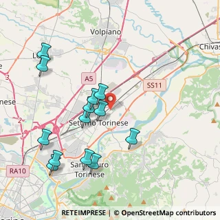 Mappa Via Lodi, 10036 Settimo Torinese TO, Italia (4.24154)
