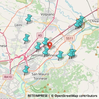 Mappa Via Milano, 10036 Settimo Torinese TO, Italia (4.20583)
