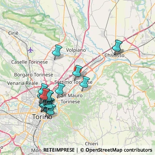 Mappa Via Milano, 10036 Settimo Torinese TO, Italia (9.02)