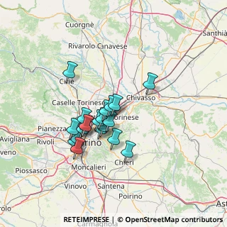 Mappa Via Lodi, 10036 Settimo Torinese TO, Italia (10.9065)